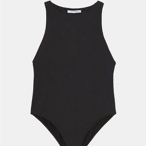 black ZARA bodysuit
